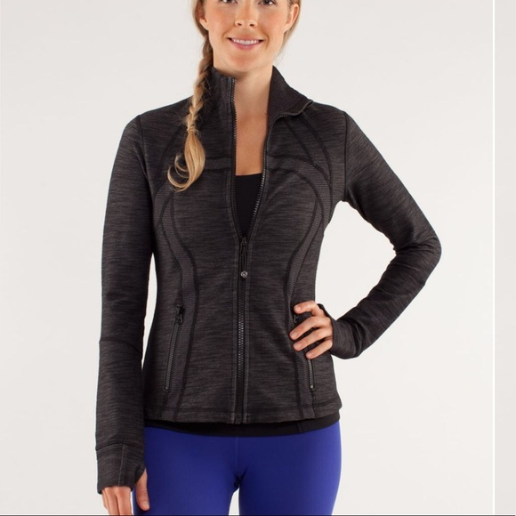 lululemon athletica Jackets & Blazers - Lululemon Define Jacket Black Slub Denim Sz 8